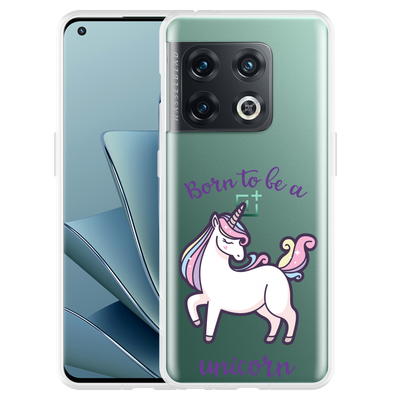 Cazy Hoesje geschikt voor OnePlus 10 Pro - Born to be a Unicorn