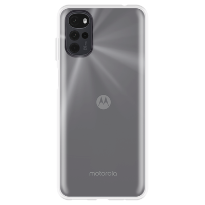 Just in Case Motorola Moto G22 - Soft TPU Case with Necklace Strap - Clear