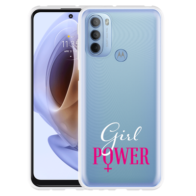 Cazy Hoesje geschikt voor Motorola Moto G41 - Girl Power