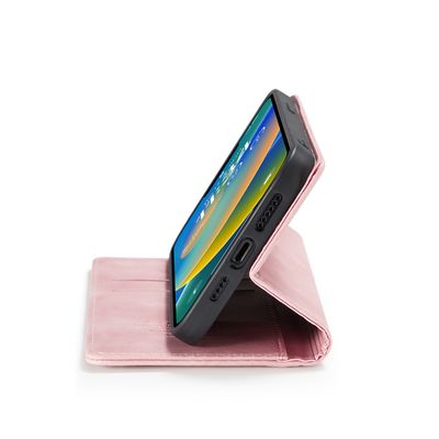 Caseme Case iPhone 14 - Retro Wallet Case - Pink