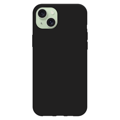 Just in Case iPhone 15 Plus - Soft TPU Case with Necklace Strap - Black