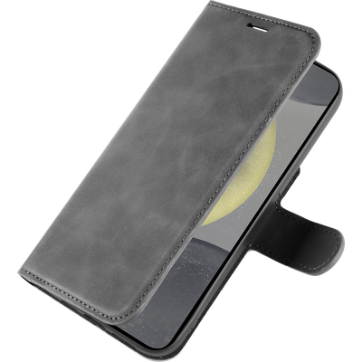 Cazy Premium Wallet Hoesje geschikt voor Samsung Galaxy S24 - Grijs