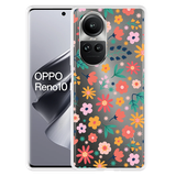 Hoesje geschikt voor Oppo Reno10 Pro 5G Always have flowers
