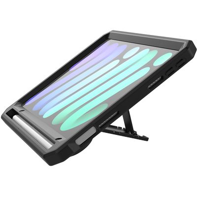 Cazy Heavy Duty Hoes geschikt voor iPad Mini 2022 (6th Gen) - Zwart