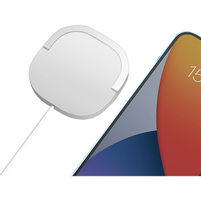 Just in Case Magnetic Wireless Charger Pad - White