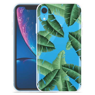 Cazy Hoesje geschikt voor iPhone Xr - Palm Leaves