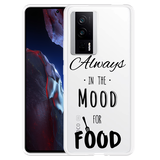 Hoesje geschikt voor Poco F5 Pro Mood for Food Black