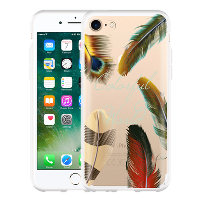 Cazy Hoesje geschikt voor iPhone 7 - Feathers World
