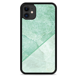 Hardcase hoesje geschikt voor iPhone 11 - Green Marble