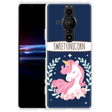 Hoesje geschikt voor Sony Xperia Pro-I - Sweet Unicorn