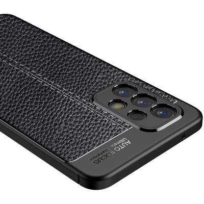 Cazy TPU Hoesje Soft Design geschikt voor Samsung Galaxy A73 - Zwart