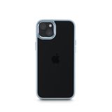 Cam Protect Cover voor Apple iPhone 15, transparant blauw
