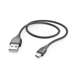 Hama USB-A naar Micro USB Kabel - 150cm - Zwart