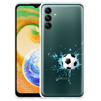 Cazy Hoesje geschikt voor Samsung Galaxy A04s - Soccer Ball
