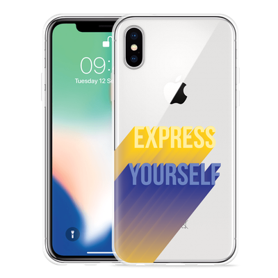 Cazy Hoesje geschikt voor iPhone Xs - Express Yourself