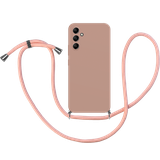 TPU Hoesje met Koord geschikt voor Samsung Galaxy A34 - Roze