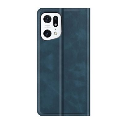 Cazy Wallet Magnetic Hoesje geschikt voor Oppo Find X5 - Blauw