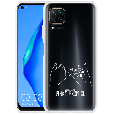 Cazy Hoesje geschikt voor Huawei P40 Lite - Pinky Promise
