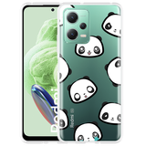 Hoesje geschikt voor Xiaomi Redmi Note 12 Panda Emotions