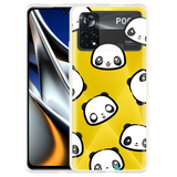 Hoesje geschikt voor Poco X4 Pro - Panda Emotions