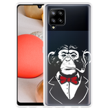Hoesje geschikt voor Samsung Galaxy A42 - Smoking Chimp