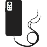 TPU Hoesje met Koord geschikt voor Xiaomi Redmi Note 12 Pro 4G - Zwart