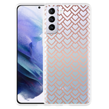 Hoesje geschikt voor Samsung Galaxy S21 Plus - Pink Pattern