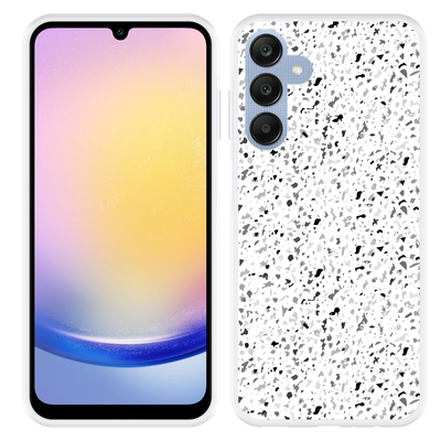 Cazy Hoesje geschikt voor Samsung Galaxy A25 Terrazzo Look