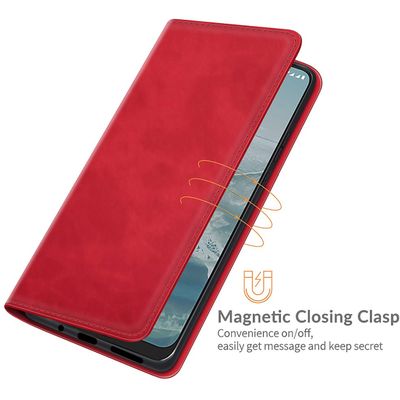 Cazy Wallet Magnetic Hoesje geschikt voor Nokia G10/G20 - Rood