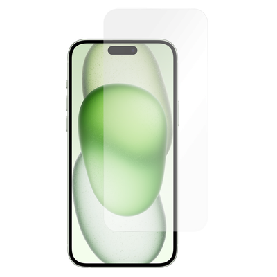 Cazy Tempered Glass Screen Protector geschikt voor iPhone 15 Plus - Transparant
