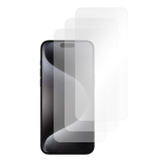 Tempered Glass Screen Protector geschikt voor iPhone 15 Pro Max - Transparant - 3 stuks