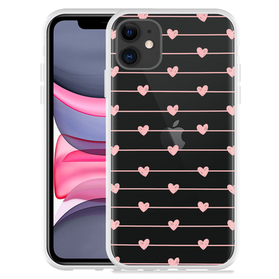 Cazy Hoesje geschikt voor iPhone 11 - Pink Love
