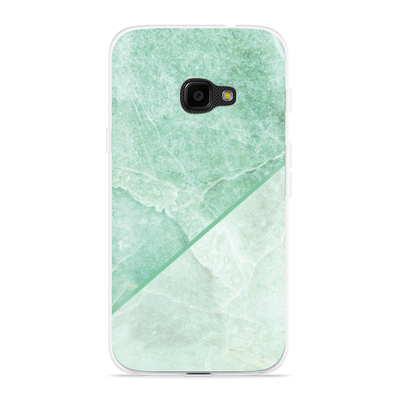 Cazy Hoesje geschikt voor Samsung Galaxy Xcover 4s - Green Marble