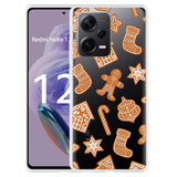 Hoesje geschikt voor Xiaomi Redmi Note 12 Pro+ 5G Christmas Cookies