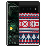 Hardcase hoesje geschikt voor Google Pixel 6 Pro - Gebreide Kersttrui