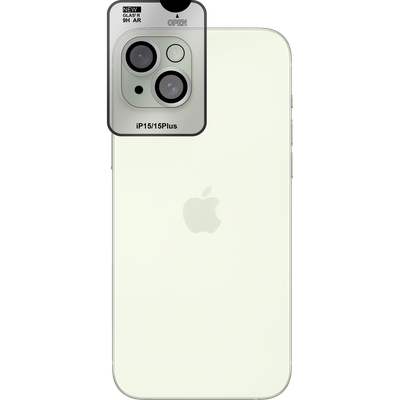 Cazy Tempered Glass Camera Lens Protector geschikt voor iPhone 15 Plus - 2 stuks met Applicator