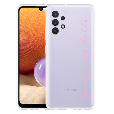 Cazy Hoesje geschikt voor Samsung Galaxy A32 4G - La Vie Est Belle