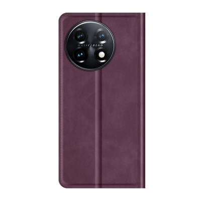 Cazy Wallet Magnetic Hoesje geschikt voor OnePlus 11 - Paars