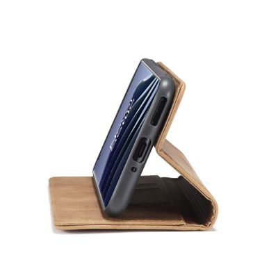 OnePlus 10 Pro Hoesje - CASEME Retro Wallet Case - Bruin