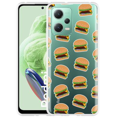 Cazy Hoesje geschikt voor Xiaomi Redmi Note 12 Burgers