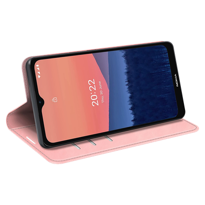 Cazy Wallet Magnetic Hoesje geschikt voor Nokia C21 - Roze