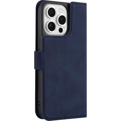 Cazy Premium Wallet Hoesje geschikt voor iPhone 15 Pro - Blauw