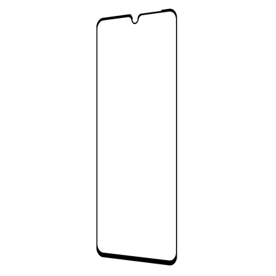 Cazy Full Cover Glass Screen Protector geschikt voor Samsung Galaxy A33 - Zwart