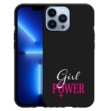 Hoesje Zwart geschikt voor iPhone 13 Pro Max - Girl Power