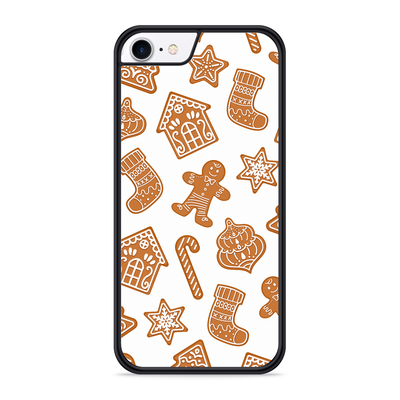 Cazy Hardcase hoesje geschikt voor iPhone 8 - Christmas Cookies