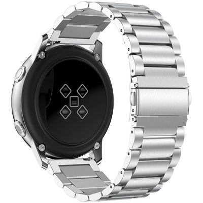 Cazy Huawei Watch GT 2 42mm Metalen armband - Zilver