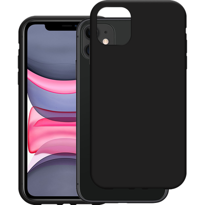 Cazy Soft TPU Hoesje geschikt voor iPhone 11 - Zwart