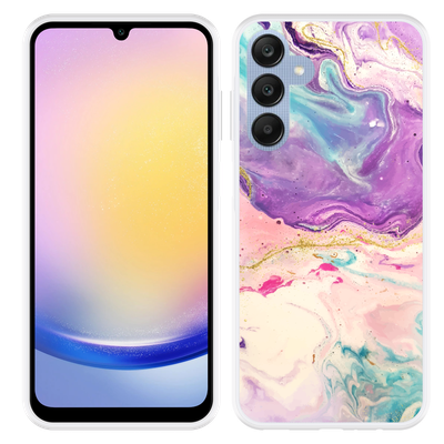 Cazy Hoesje geschikt voor Samsung Galaxy A25 Dromerige Kleuren