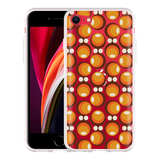 Hoesje geschikt voor iPhone SE 2020 - 70s Oranje