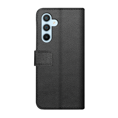 Cazy Wallet Classic Hoesje geschikt voor Samsung Galaxy A34 - Zwart